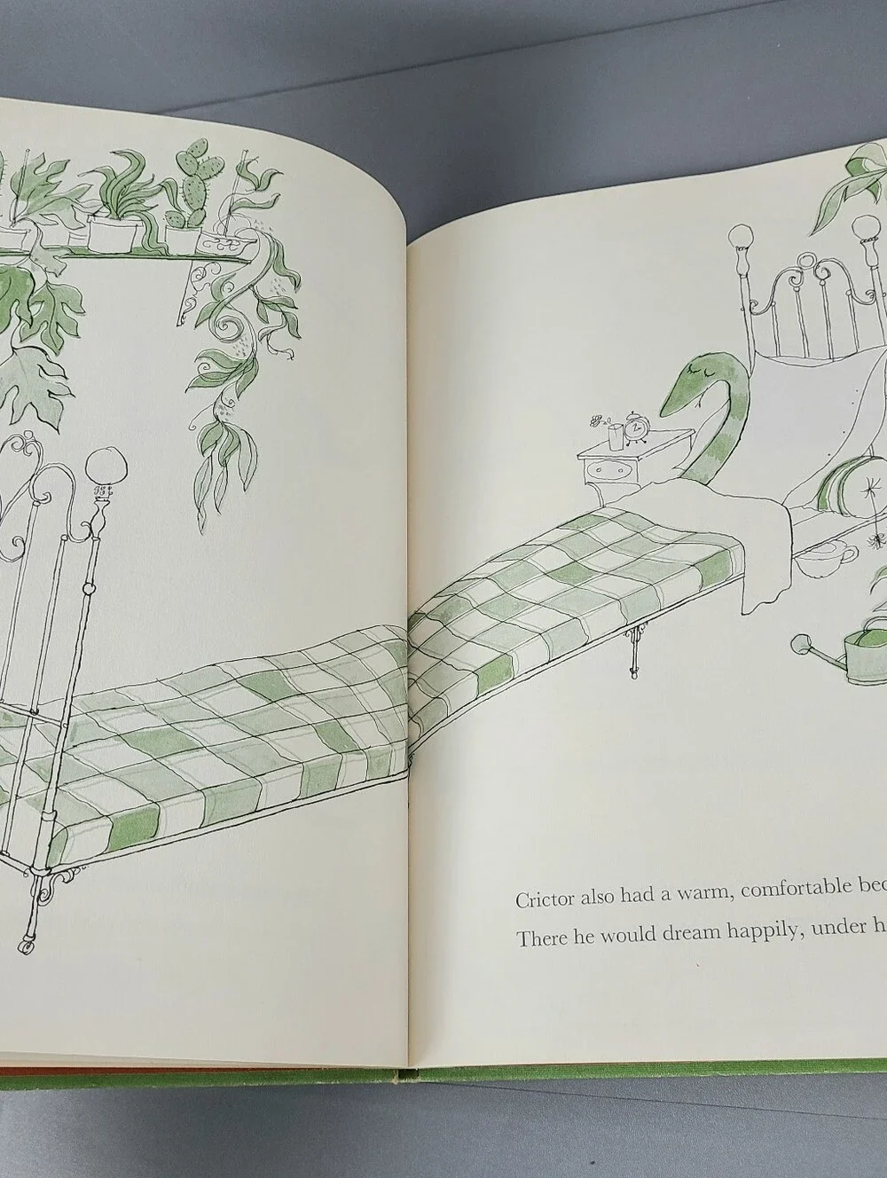 Crictor Tomi Ungerer 1958 Vintage Book